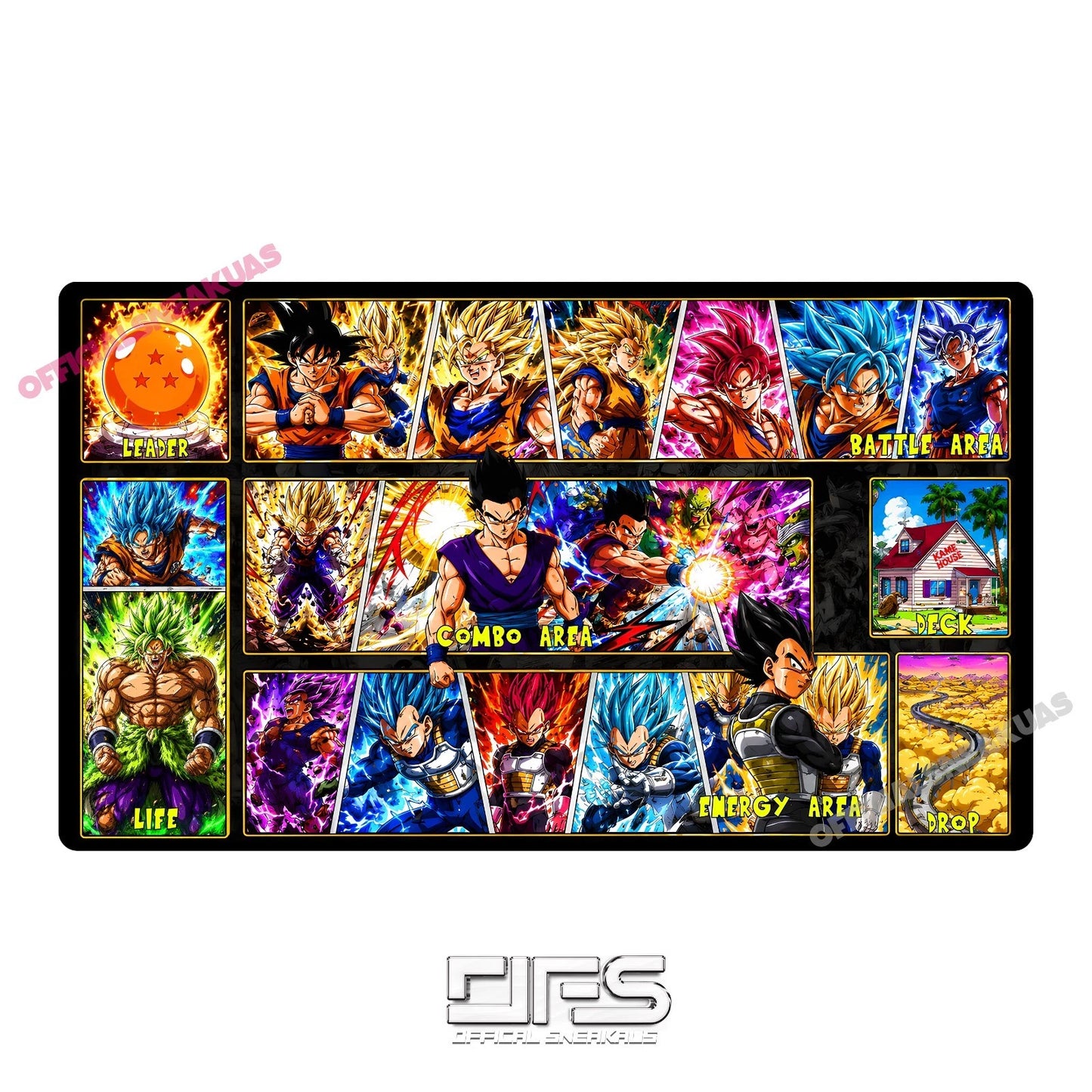DRAGON BALL Z SUPER PLAYMAT Z WARRIORS