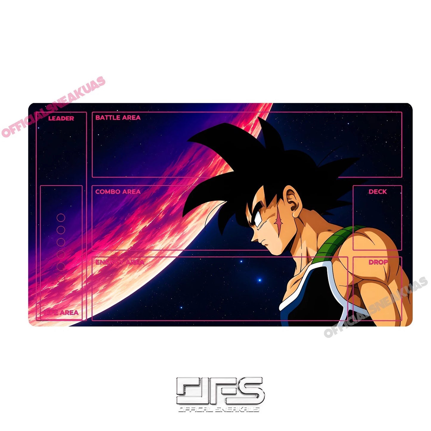 DRAGON BALL Z FUSION WORLDS PLAYMAT BARDOCK