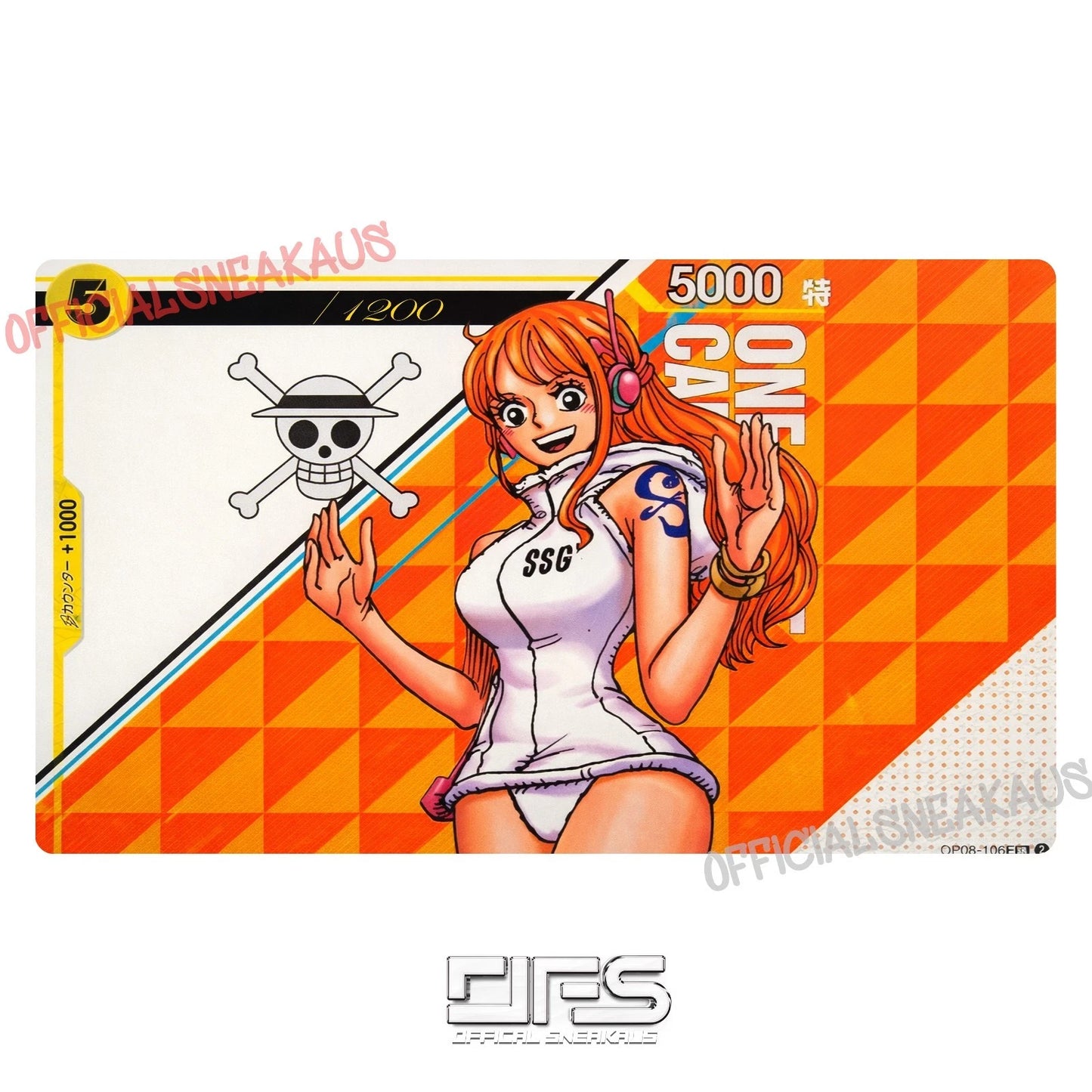 One Piece TCG Play Mat Serial Nami