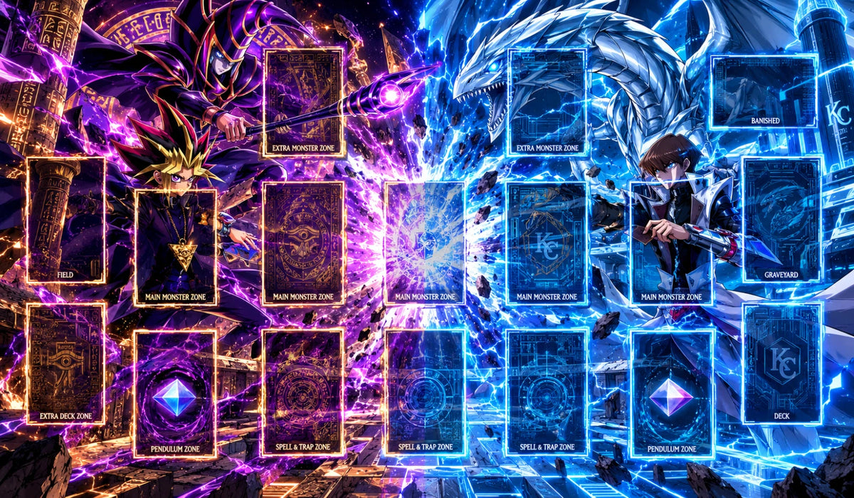 Yugioh TCG Playmat : YAMI VS KAIBA