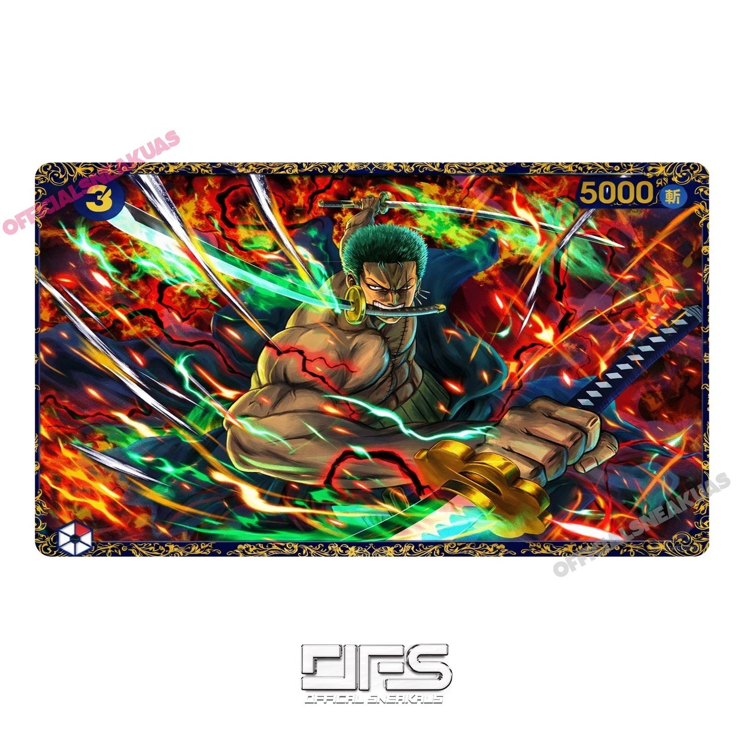 One Piece TCG Play Mat ZORO FLAGSHIP