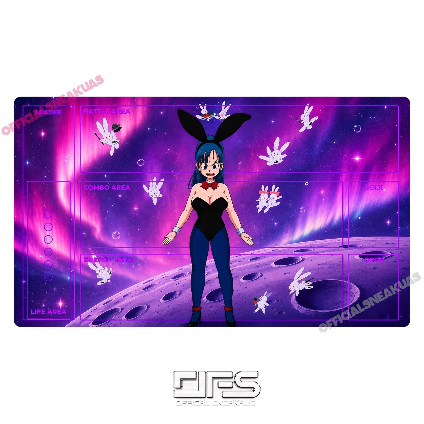 DRAGON BALL Z FUSION WORLDS PLAYMAT BULMA