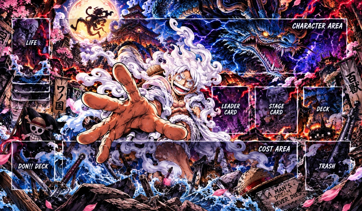 ONE PIECE PLAYMAT Luffy Vs Kaido