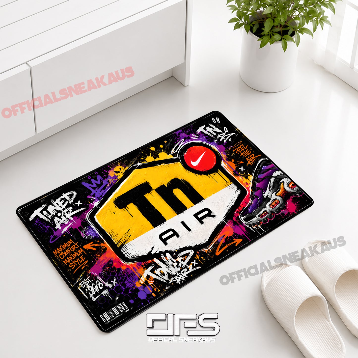 TN GRAFFITI MAT RUG