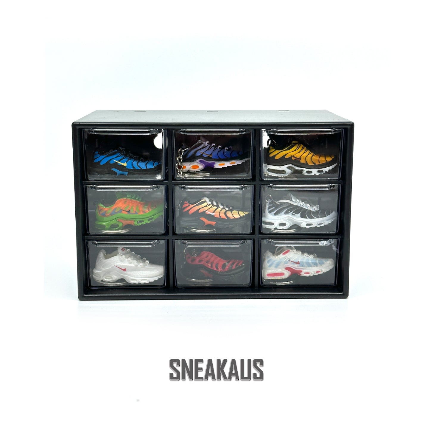 Air Max Plus TN Keychain: 9x Keychains (Assorted Premium Display Gift BOX)