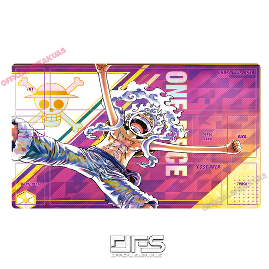 One Piece TCG Play Mat Luffy Serial