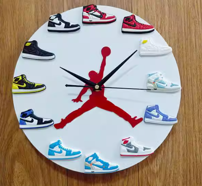 Mini Sneaker Clock : AJ1-12 ( 2D )