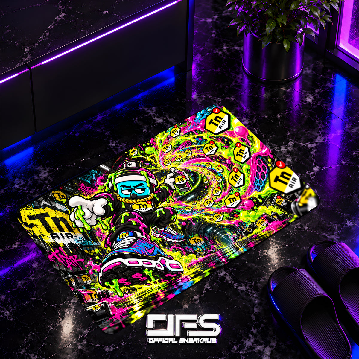 GRAFFITI CAN MAT
