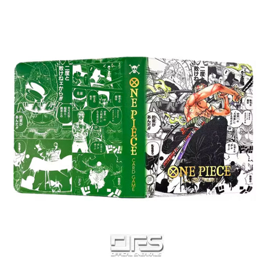 One Piece Premium Leather Album Card Binder: Manga Zoro